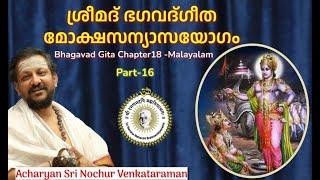 ശ്രീമദ് ഭഗവദ്ഗീത മോക്ഷസന്യാസയോഗം| Sri Nochur Swami | Bhagavad Gita Chapter 18(Palakkad 2016).