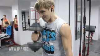 Valera Podakin: hard gym workout (motivation from Russia)