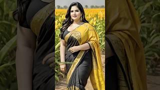 4k AI Art Indian Lookbook Stunning Model - 05 #aimodel #saree #4klookbook #shorts