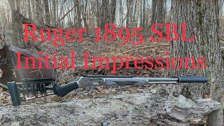 Ruger made Marlin 1895SBL First Impressions by Mad Pig Customs