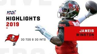 Jameis Winston 1st QB w/ 30 TDs & 30 INTs in a Season | NFL 2019 Highlights