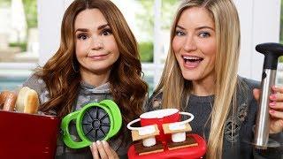 TESTING MORE FUN KITCHEN GADGETS w/ iJustine! Part 2