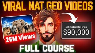 How I Make Viral  Nat-Geo Style Faceless Youtube Automation Videos Using AI ( Step by step)