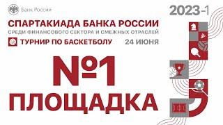 Спартакиада Банка России. Турнир по баскетболу 2023-1 - Площадка 1
