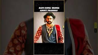 Ram gopal varma About Prabhas | Bahubali | Salaar | Project K | Infini feed |