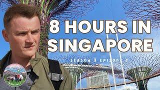 8 HOUR Layover in Singapore | BEST WAY TO EXPLORE THE CITY! 