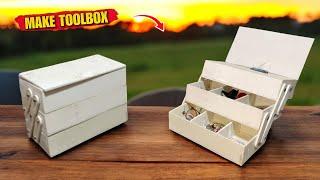 how to make toolbox with pvc pipe | how to make tool box with cardboard |