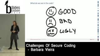 BSides Lisbon 2016 - Challenges of secure coding by Bárbara Vieira