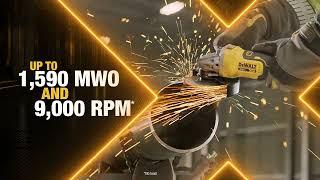 Introducing DCG410: Part of the Most Powerful Line of 20V MAX* Angle Grinders from DEWALT®**