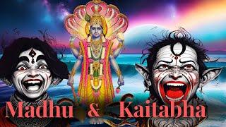 Story of demons born from lord Vishnu’s earwax|  Madhu and kaitabha Vadh story.