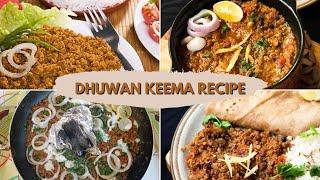 Dhuwan dum keema recipe/ smokey keema recipe by asfa Chaudhary