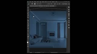 Ceiling Light Effect in Photoshop #shorts #photoshoptutorial