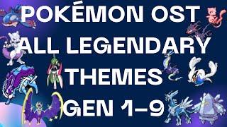 ALL Legendary Pokémon Themes Gens 1-9