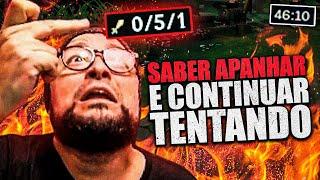 A ESSÊNCIA DO FERRO É LEVAR FUMO MAS CONTINUAR TENTANDO | League of Legends