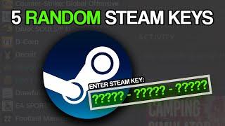 I BOUGHT 5 RANDOM STEAM KEYS