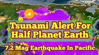 Volcano Eruption & Earthquake In Kamchatka Peninsula Russia, 7.2 Mag., Shiveluch Ash Eruption