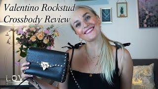 Valentino Garavani Rockstud Crossbody/ Camera Bag Review - What fits inside? Wear&tear