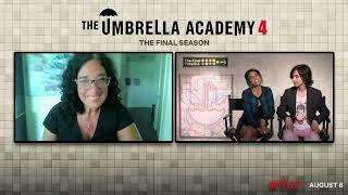 THE UMBRELLA ACADEMY S4 - AIDAN GALLAGHER & RITU ARYA INTERVIEW (2024)