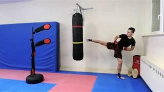 Stärkster Kick! Kickboxen Zuhause trainieren! Sidekick Tutorial