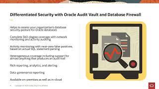 Oracle Audit Vault and Database Firewall – Overview