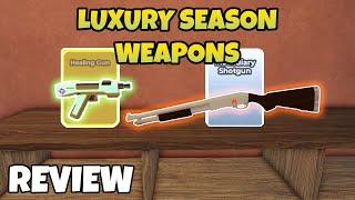 Incendiary Shotgun and Healing Gun (Review) | Roblox A Dusty Trip