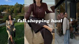 Fall Shopping + Try on Haul | 525 America, DISSH, Shona Joy, COS, Sezane, Canada Goose