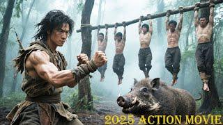 2025 Action Movie:Japanese enter the jungle to kill, but meet the deadliest hunter, who routes them.