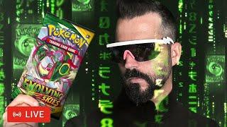 I know kung fu...  Opening Evolving Skies Pokemon Cards - Poke Vault Live