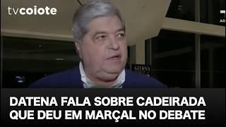 Datena fala sobre cadeirada que deu em Pablo Marçal no debate