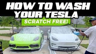 How To Wash Your Tesla THE RIGHT WAY