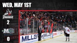 Highlights 5/1/24 Maine Mariners 0 - Adirondack Thunder 2