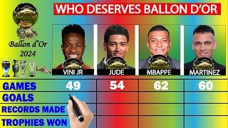 Ballon d'Or 2024: Who ACTUALLY Deserves it? Vini Jr vs Bellingham vs Mbappe vs Lautaro Martinez