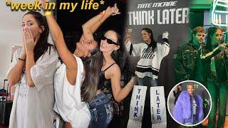 WEEK IN MY LIFE (meeting Rihanna, GRWM for Australia, Tates album release...)