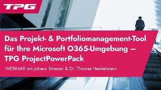 Das moderne Projektmanagement-Tool in der Microsoft O365 / Power Platform – TPG ProjectPowerPack