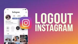 logout Instagram account