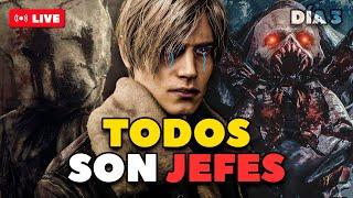 RESIDENT EVIL 4 REMAKE, PERO TODOS LOS ENEMIGOS SON JEFES. - Día 3