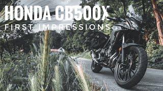 HONDA CB500X REVIEW 1st impressions