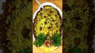 طرز تهیه کلم پلو شیرازی با کلم برگ / best cabbage pilaf recipe/cabbage rice recipe