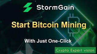 Stormgain | Cloud Minning | BITCOIN MINNING | Free Bitcoin Giveaway