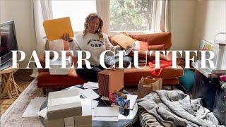 Solving my PAPER CLUTTER PROBLEM [Declutter In December Challenge] Ep. 4