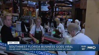 Video of a mask-less scene in Southwest Florida business goes viral