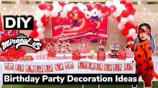 DIY Miraculous Ladybug Birthday Party Decoration Ideas