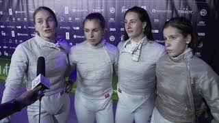 RUSSIA world champions women's team sabre // Budapest 2019