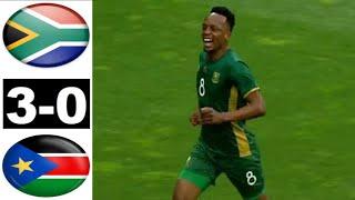 Bafana Bafana vs South Sudan 2-0 Highlights all goals 2024 Qualifiers CAN