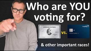 POLL: American Express Platinum vs. Capital One Venture X & other credit card races need your input!