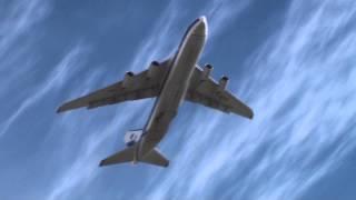 AN-124 departure from Nellis AFB