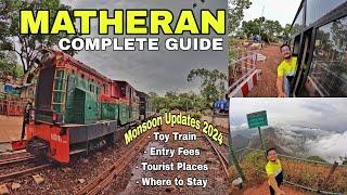 Matheran Hill Station in Monsoon | Matheran Toy Train | Matheran Tourist Places | Matheran Vlog 2024