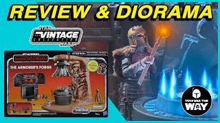 Star Wars The Vintage Collection The Armorer's Forge & VC331 | The Mandalorian | Review & Diorama!