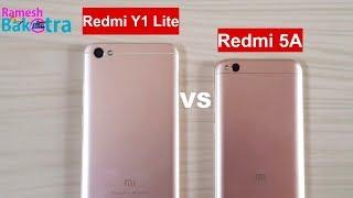 Redmi 5A vs Redmi Y1 Lite Speed and Camera Compare