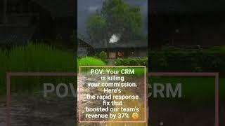 Is your CRM killing your commission? #shorts